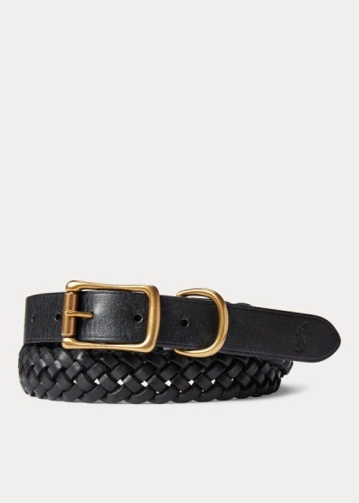 Pánské Pasek Polo Ralph Lauren Braided Kožené - 52901-HBOE